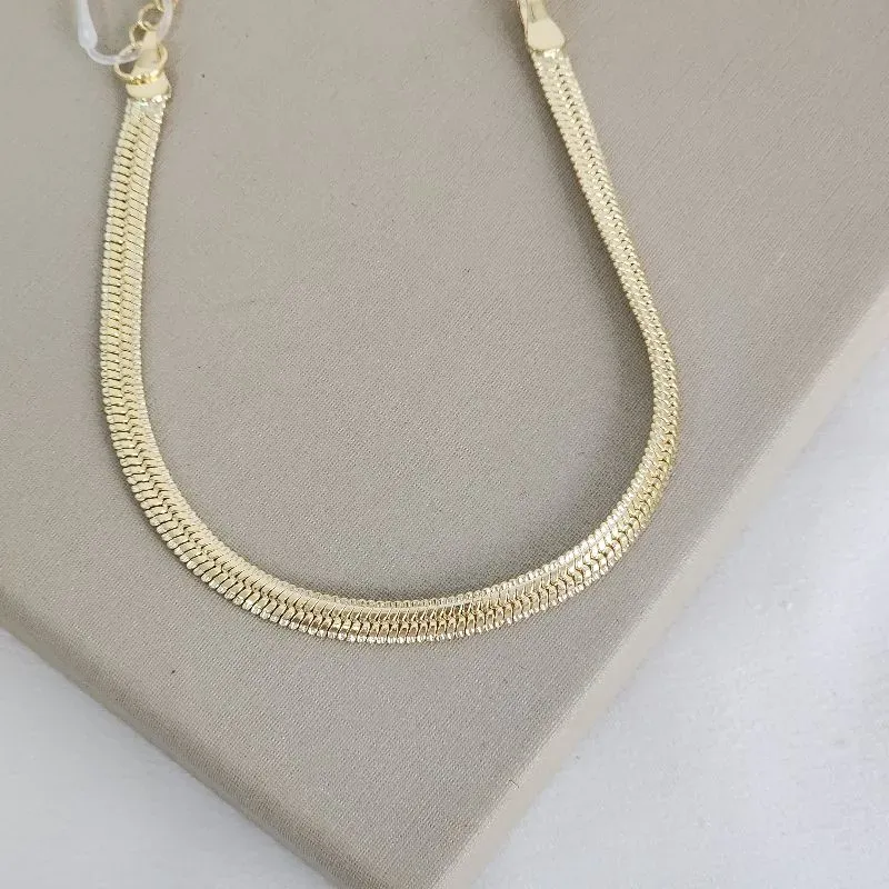 Pulseira Metal Maleável banhada Ouro 18k