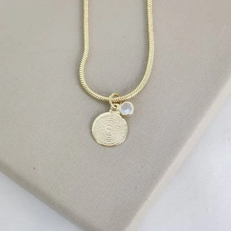 Pulseira Pingente Circular