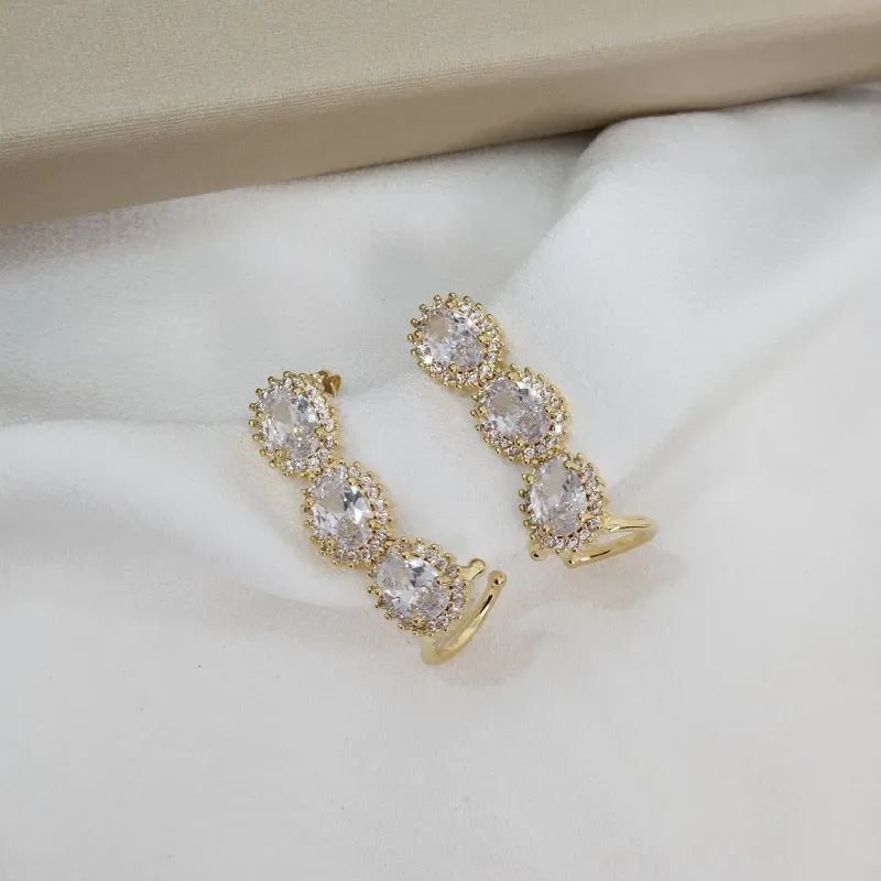 BRINCO EARCUFF COM ZIRCONIA