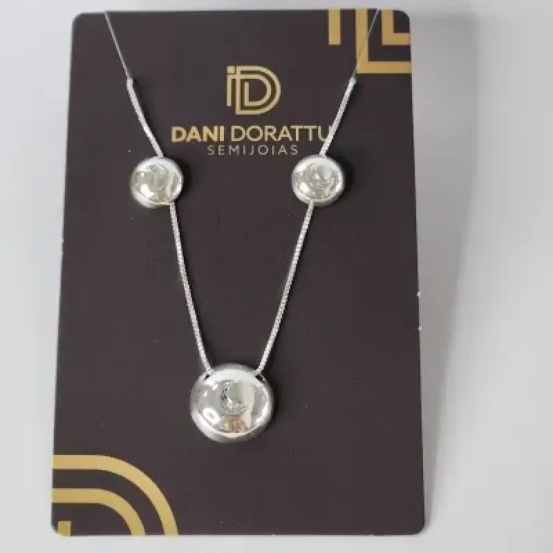 CONJUNTO MEIA BOLA COM ZIRCÔNIA