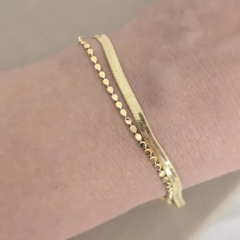Pulseira Dupla Delicada