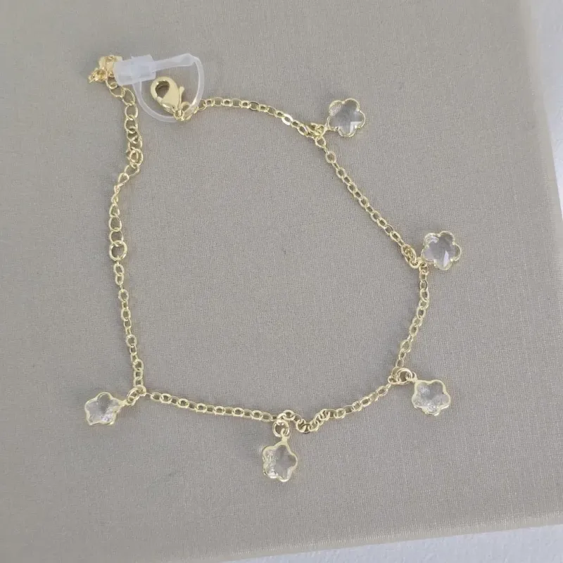 Pulseira Pingente de Zircônia