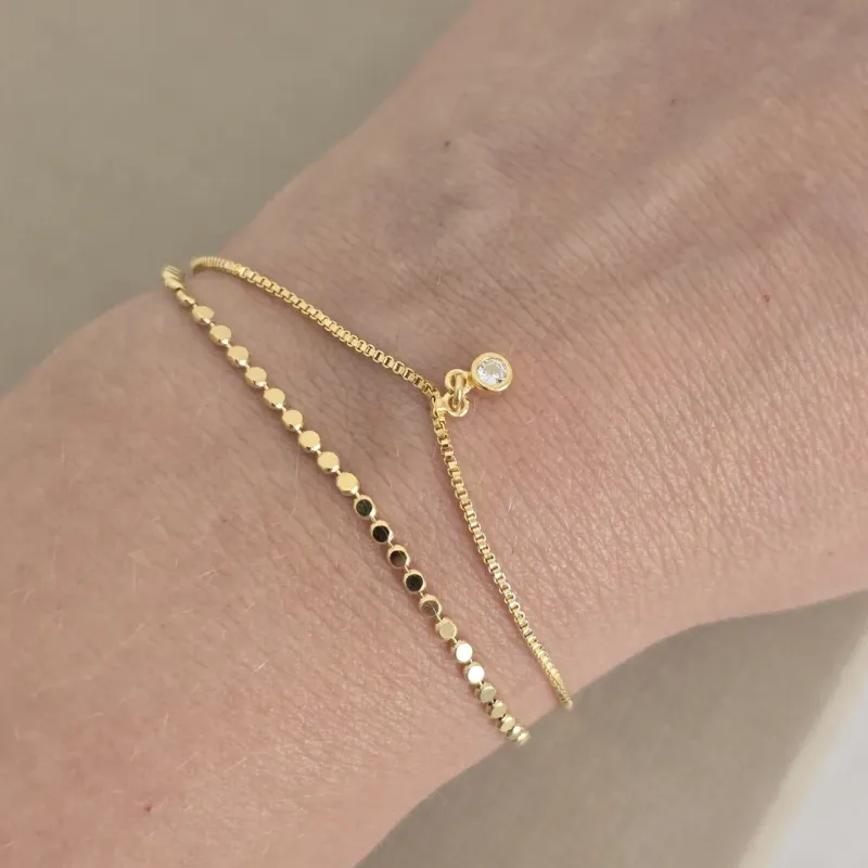 Pulseira Dupla Delicada