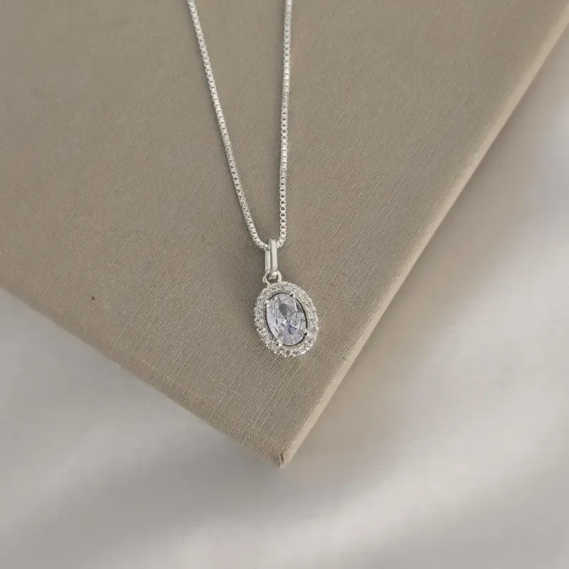 Colar Delicado Zircônia
