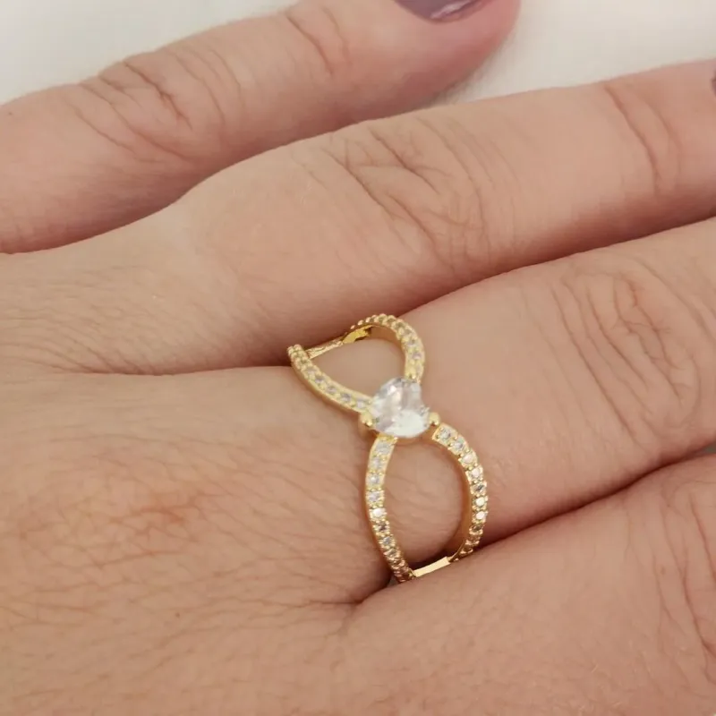 ANEL CORACAO ZIRCONIA