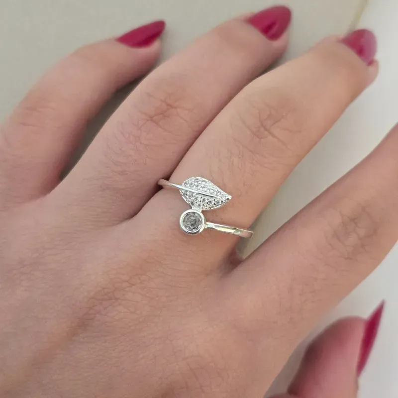 Anel  Zirconia
