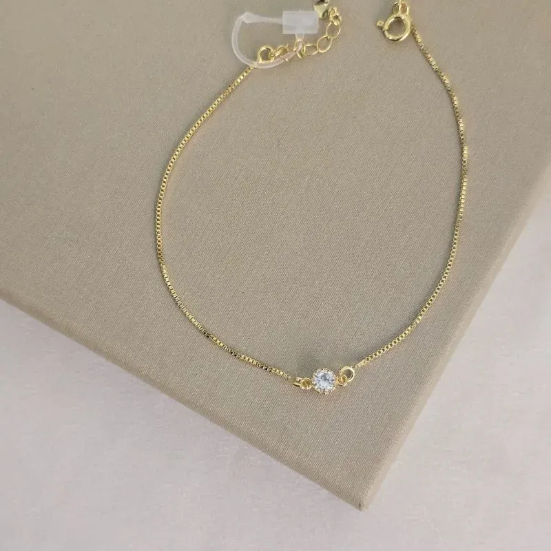Pulseira Delicada Zircônia