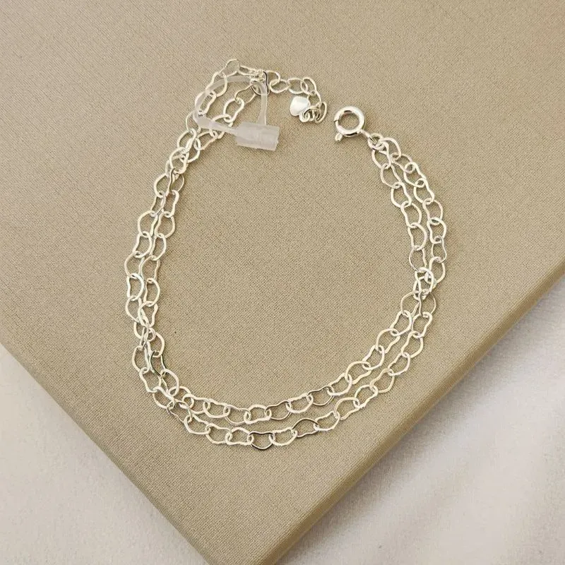 Pulseira Dupla Corações Pequenos