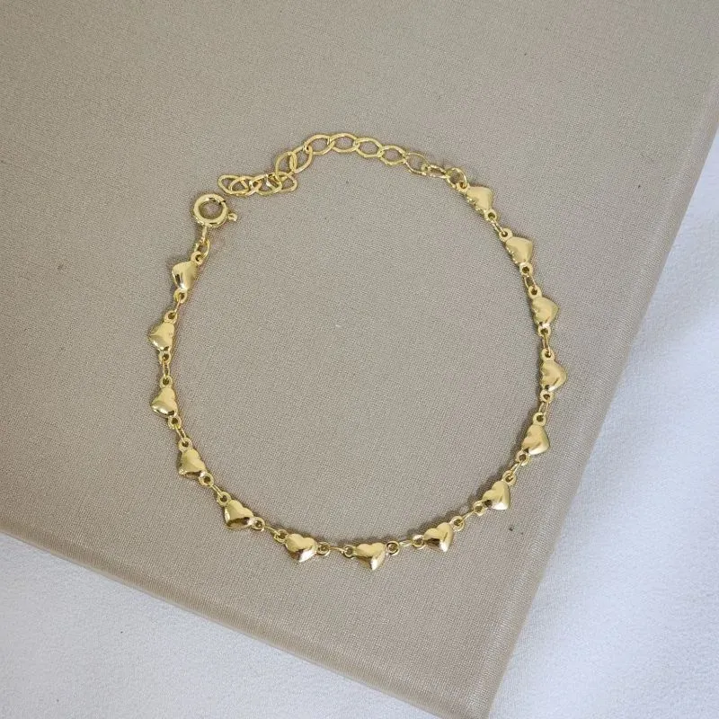 Pulseira Lisa Coração