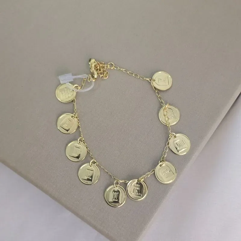 Pulseira Medalinha Dez Mandamentos