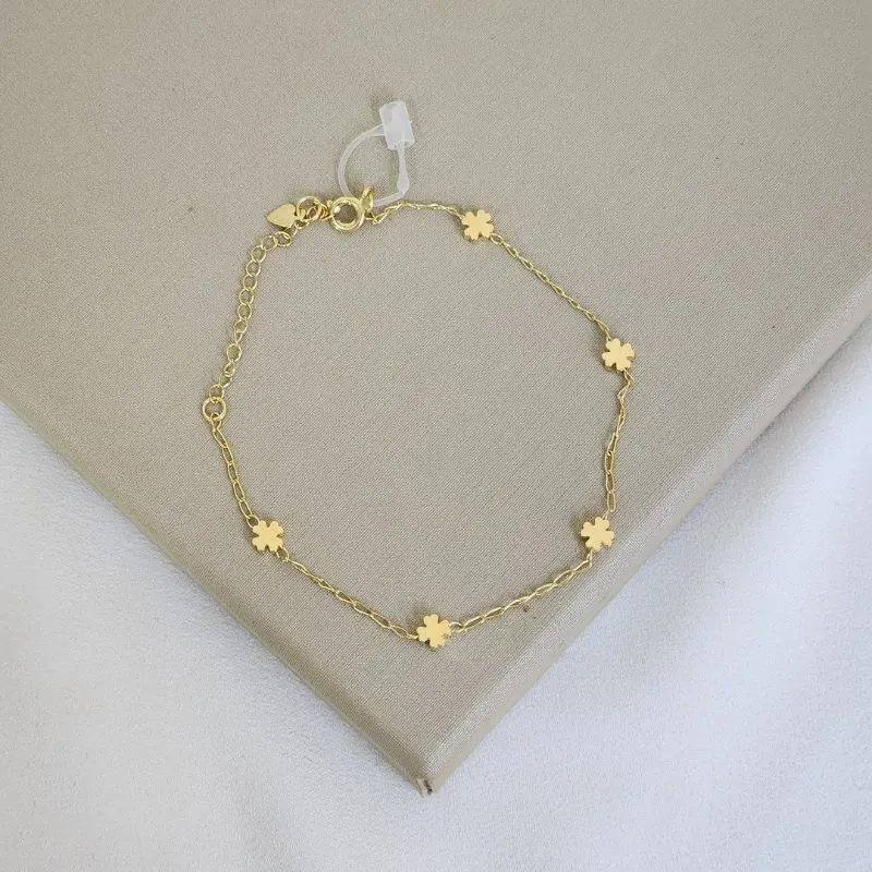 Pulseira Trevos Lisos