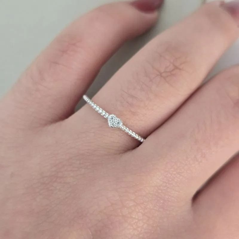 Anel Linha Fina Redondo Zirconia