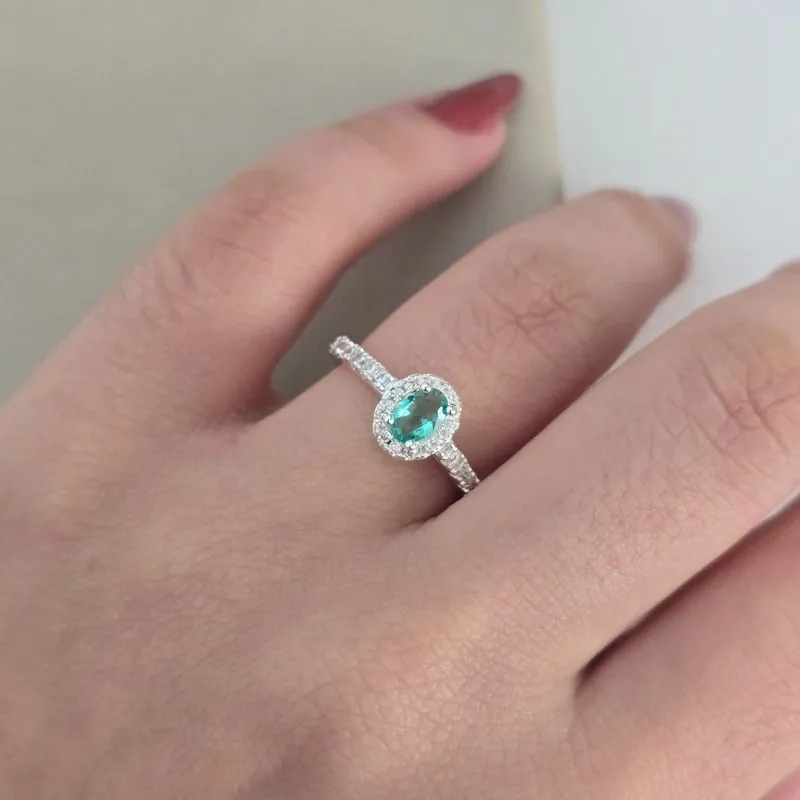 Anel Princesa Oval Zirconia