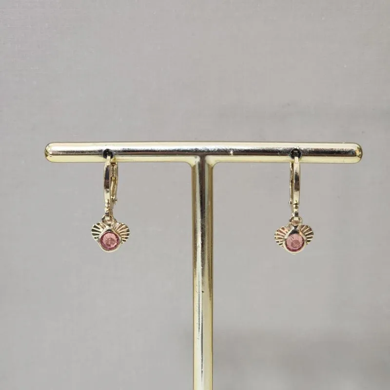 Argola Delicada Infantil - Rosa