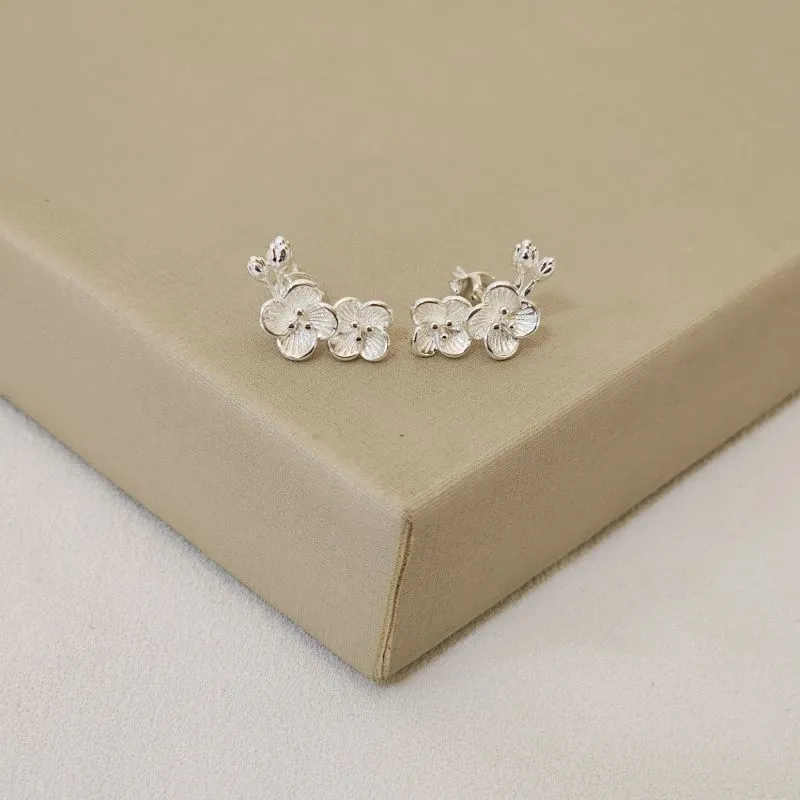 Brinco Flor Zircônia