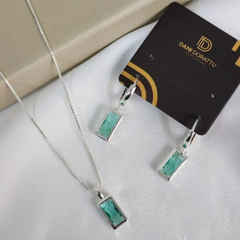 Conjunto Pedra Corrente Veneziana