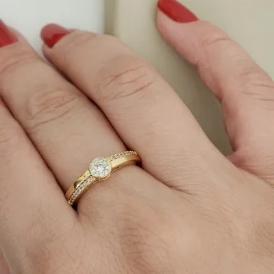 ANEL 2 FIOS  ZIRCÔNIA