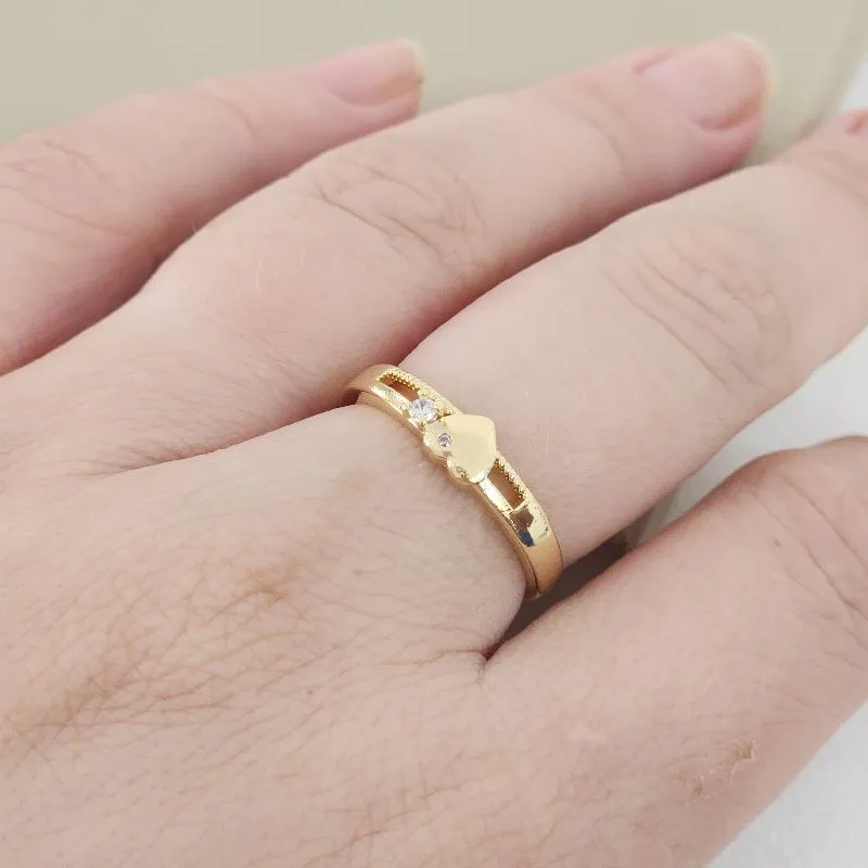 ANEL CORAÇÃO ZIRCÔNIA