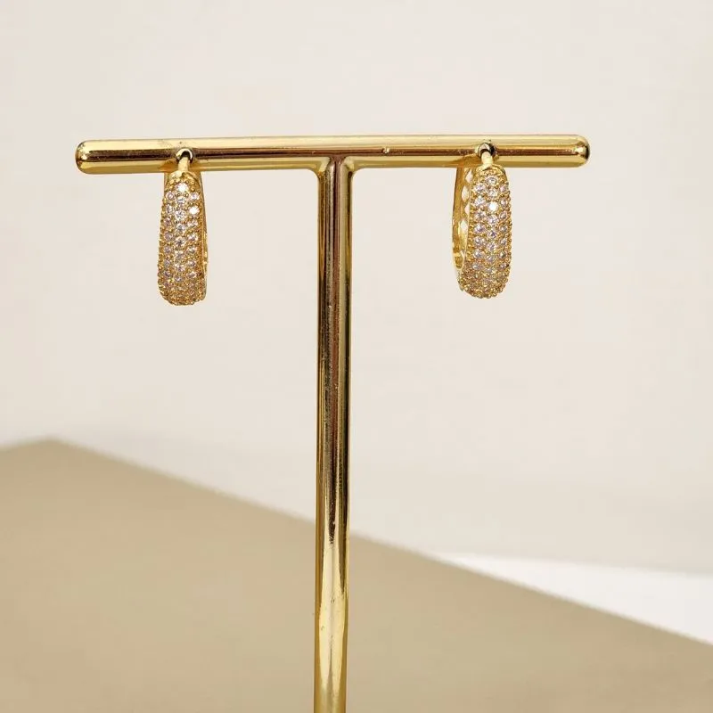 Argola Delicada Zircônia