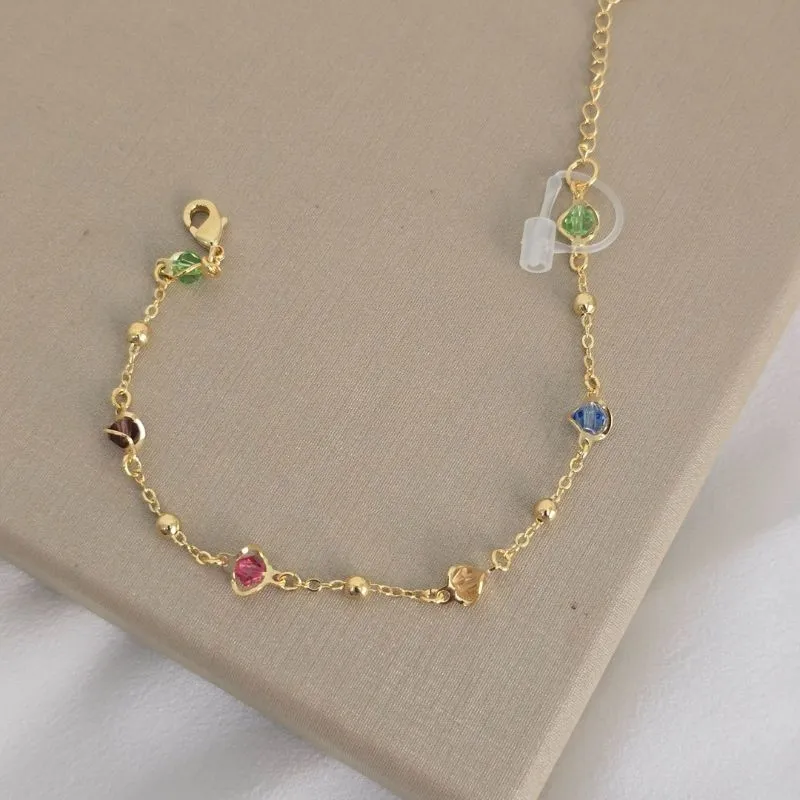 Pulseira Delicada Colorida