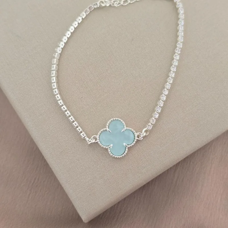 Pulseira Pedra V Verde Claro