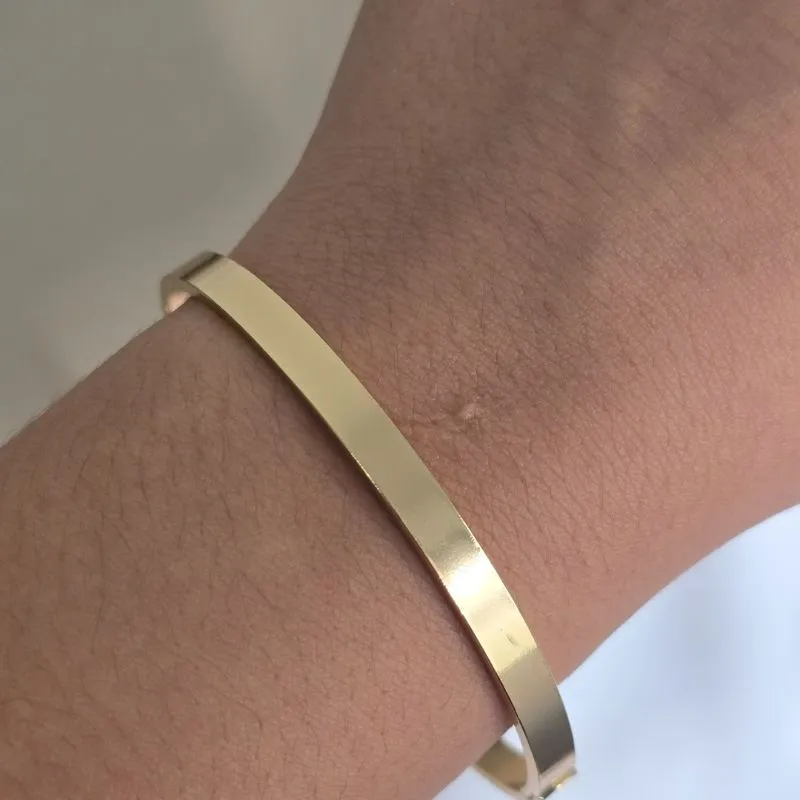 Bracelete Liso Orgânico