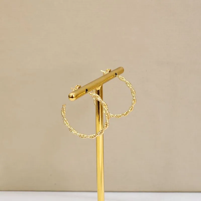 Brinco Argola Lisa Detalhada