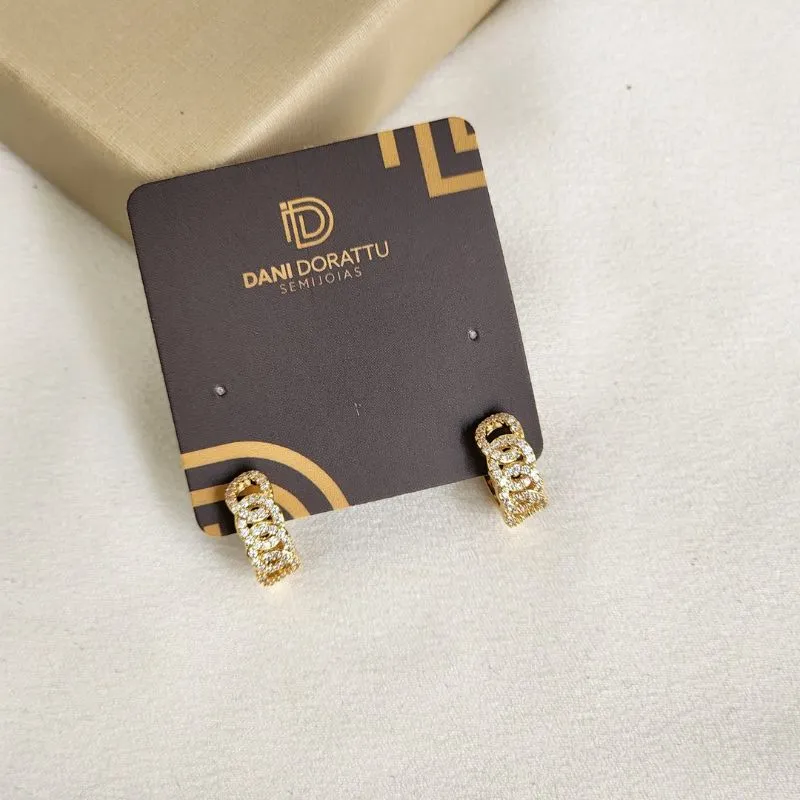 Brinco Argola Zircônia