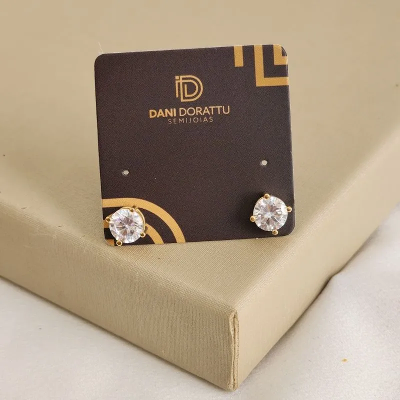 Brinco Ponto de Luz Zircônia