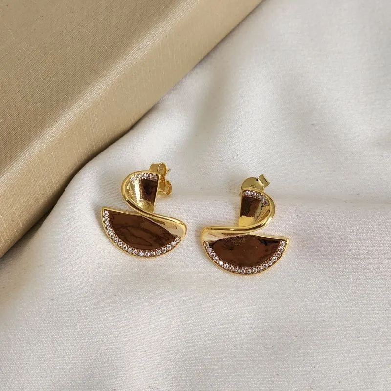 Brinco Geometrico Liso Zircônia