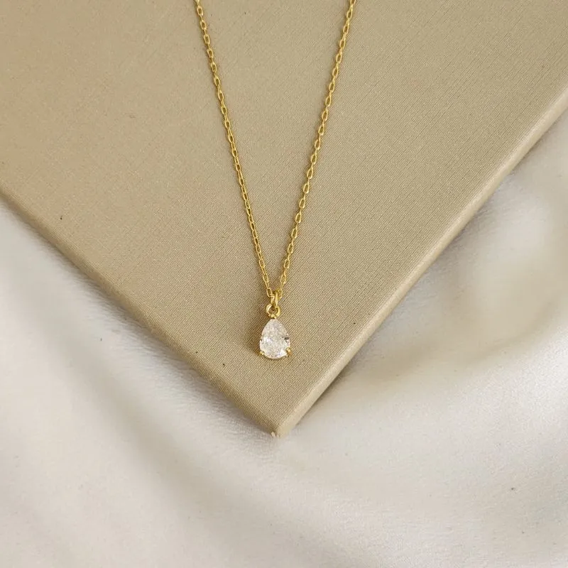 Colar Gota Zircônia