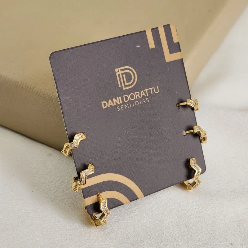 Mix Argola Delicada Zircônia