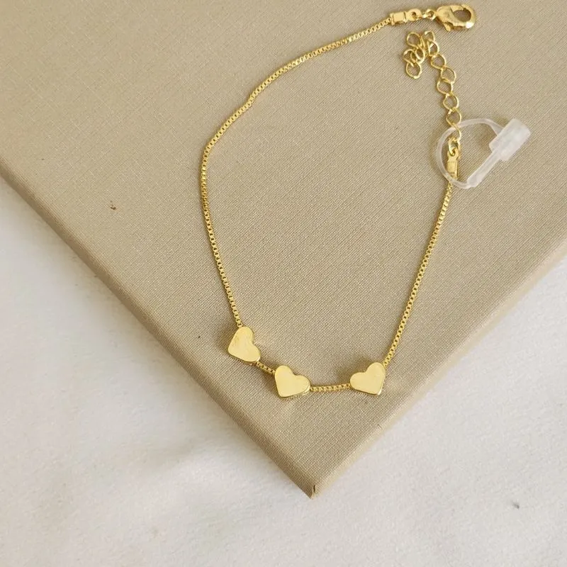 Pulseira Delicada Coração