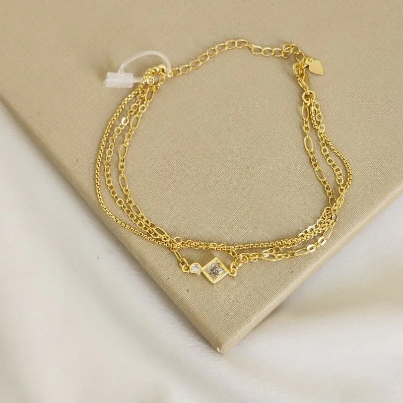 Pulseira Tripla Delicada