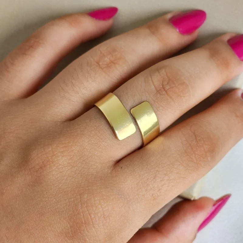 Anel Duplo Maxi Flutuante