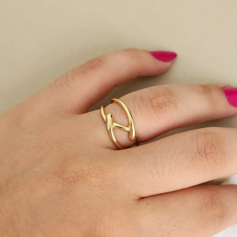 Anel Flutuante Maxi Liso