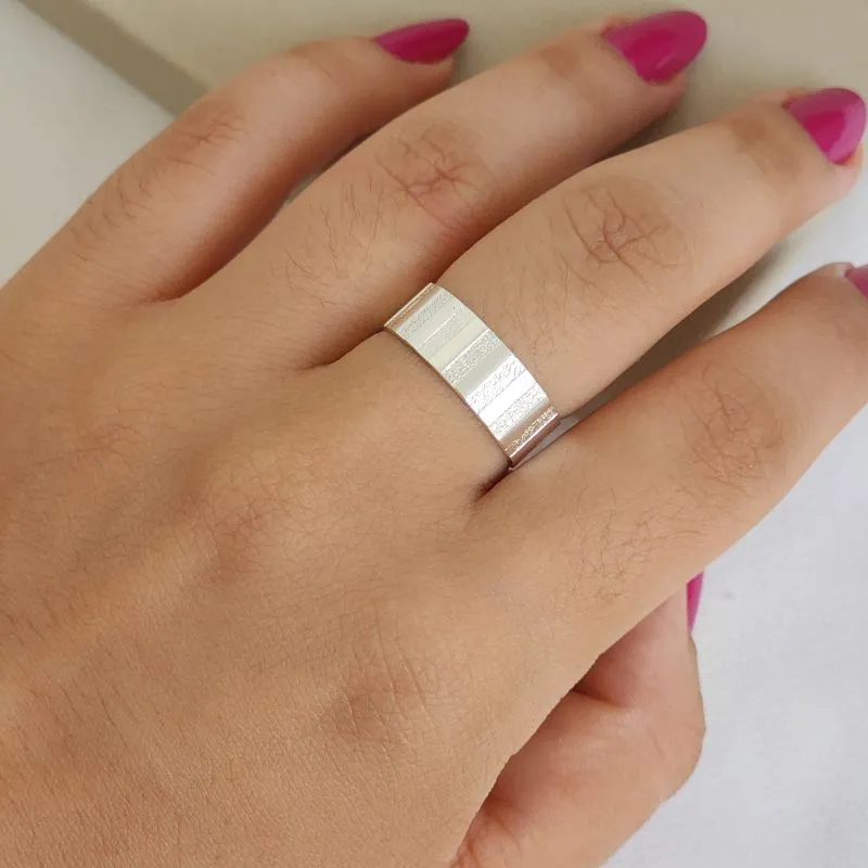 Anel Flutuante Maxi Liso