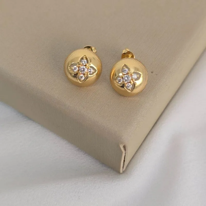 Brinco Circular Delicado Zircônia