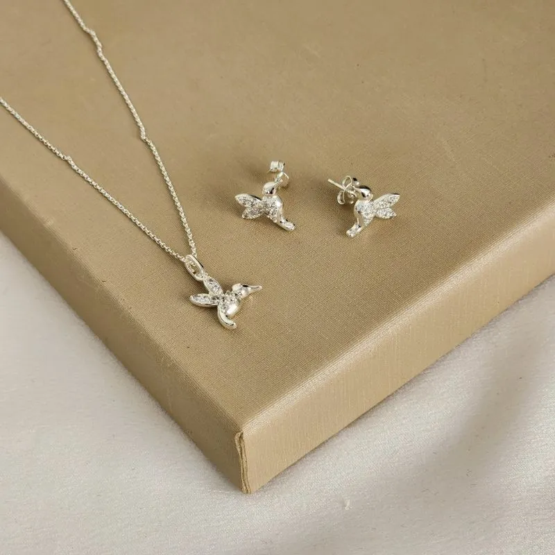 Conjunto Passarinhos Zircônia