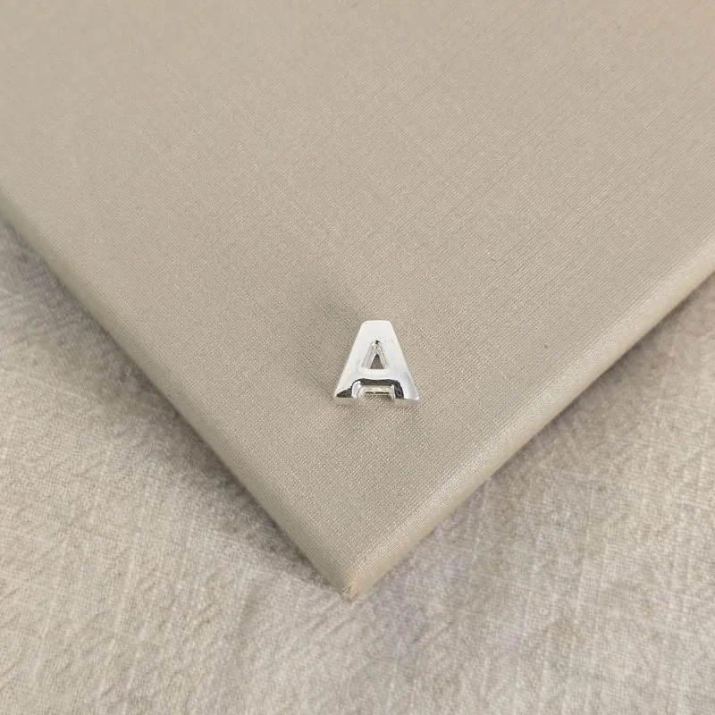 Pingente Letra A Prata