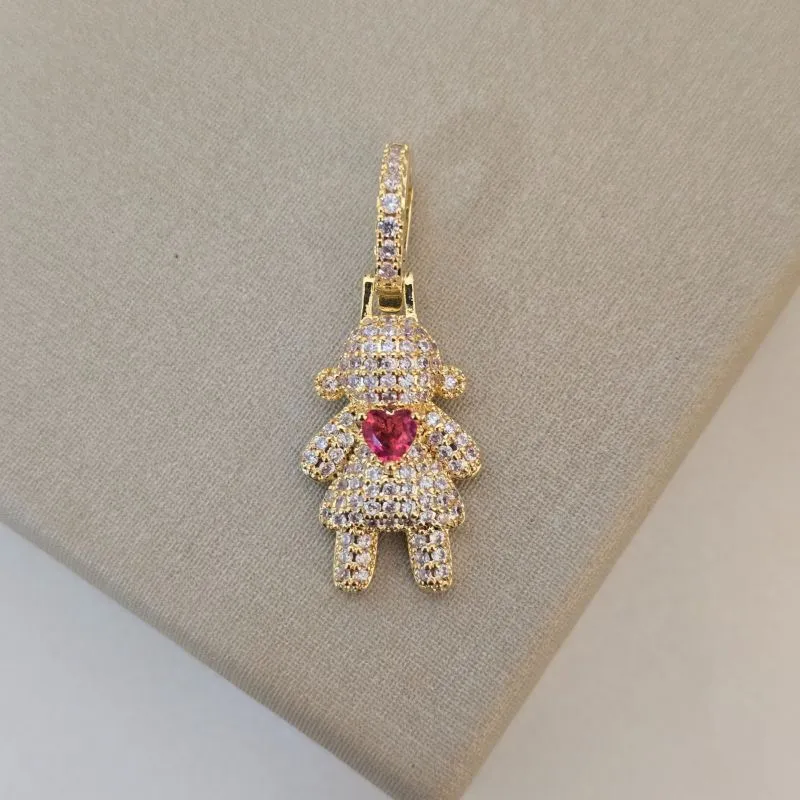 Pingente Zircônia - Menina