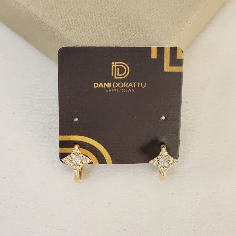 Argola Delicada Zircônia