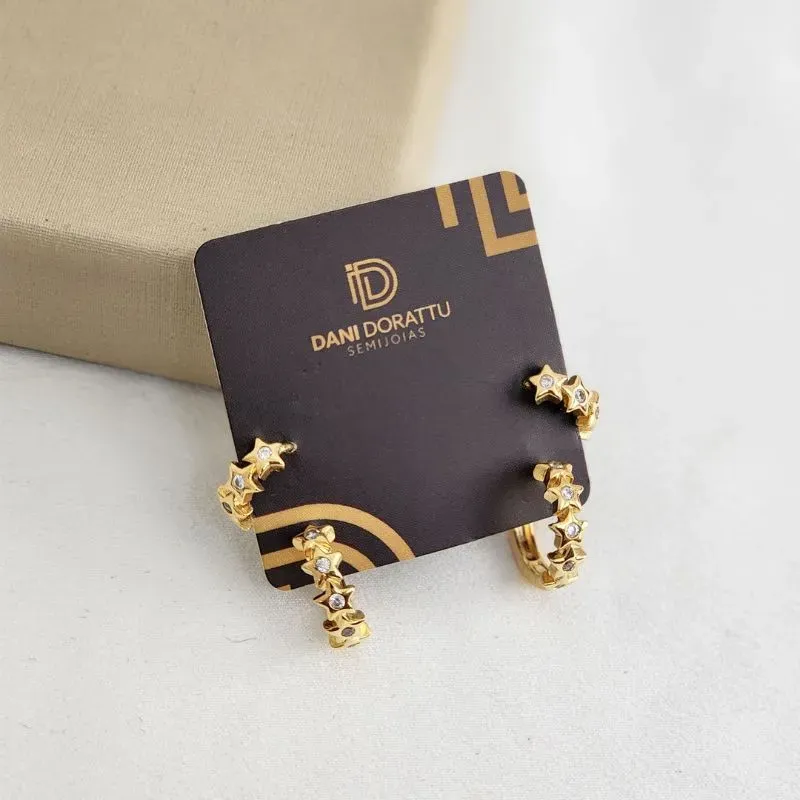 Argola Delicada Zircônia