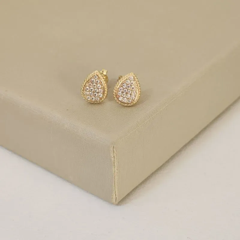 Brinco Delicado Gota Zircônia