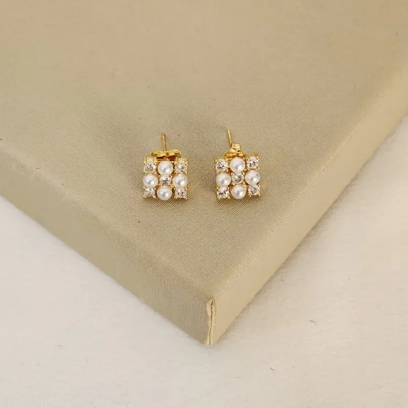 Brinco Delicado Zircônia e Perola