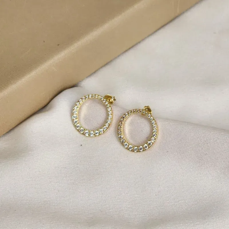 Brinco Geometrico Zircônia