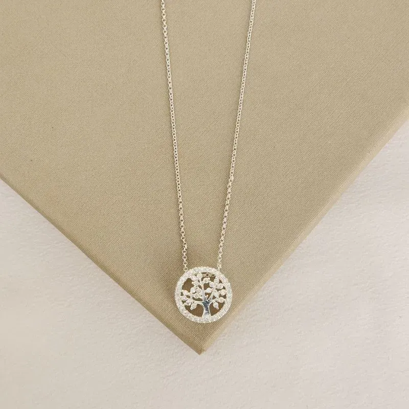 Colar Arvore da Vida Zircônia