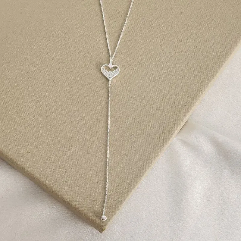 Colar Coração Zircônia