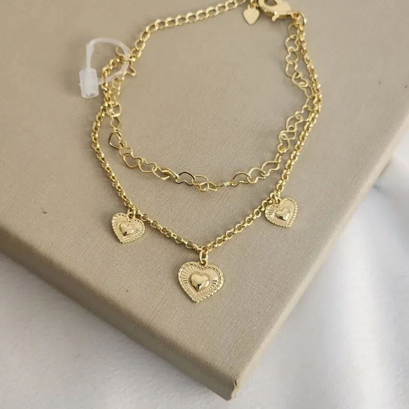 Pulseira Coração Lisa