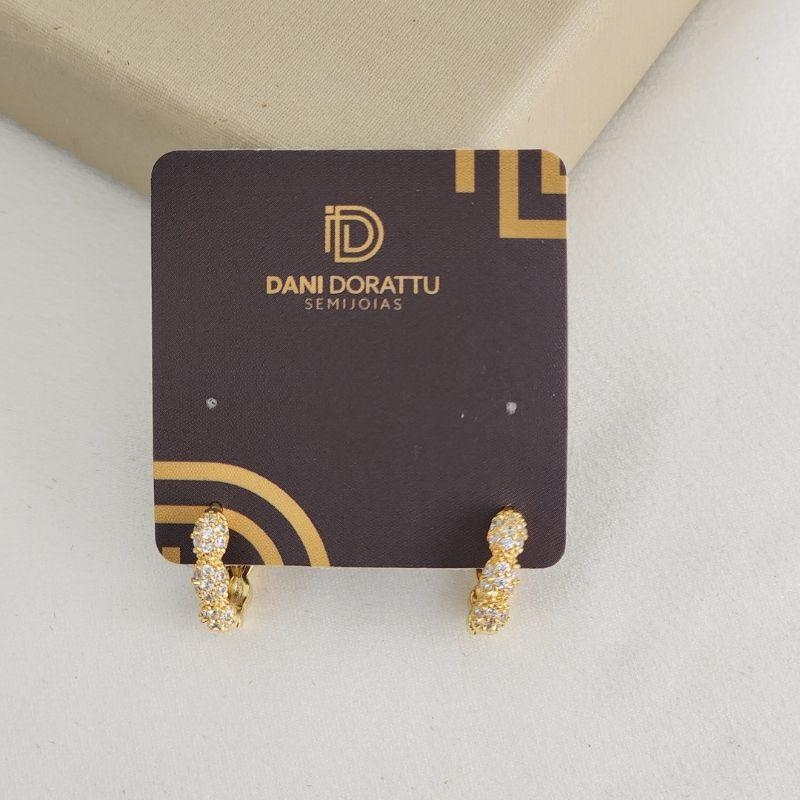 Argola Delicada Zircônia